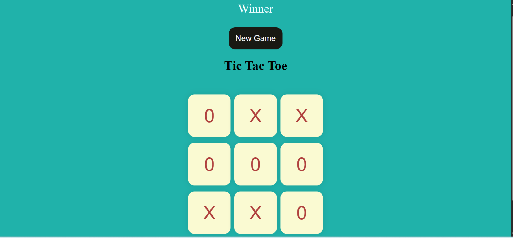 Tic Tac Toe Game