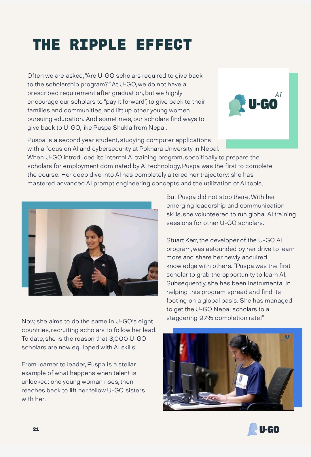 The Ripple Effect: U-GO Global Publication